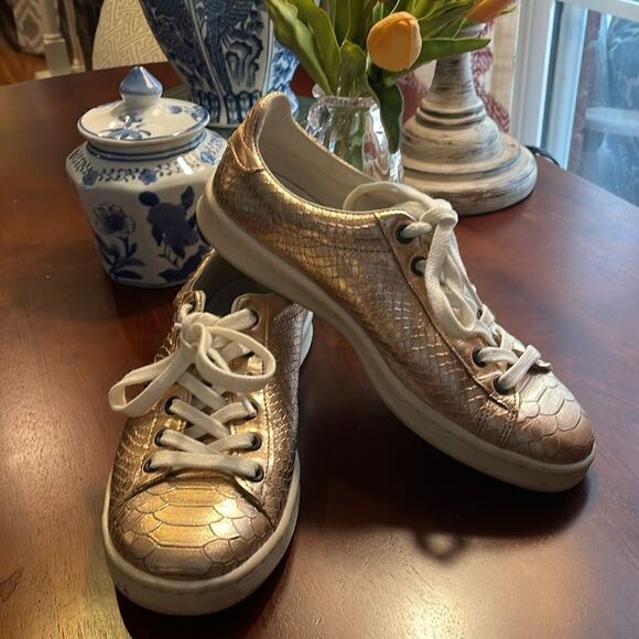 BRONX Bling Ring Croc Leather Sneakers - 39 - Great Condition - Picture 1 of 8